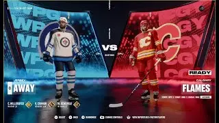 NHL 25 Второй тур регулярный чемпионат WINNIPEG Jets - CALGARY Flames