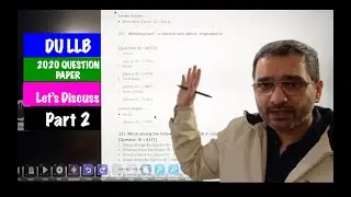 DULLB 2022 | DULLB 2020 Question Paper | Analysis | Part 2