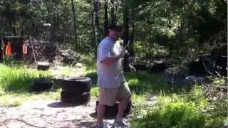 Shotgun Cutshell against Steel Plate (make your own SLUGS!)