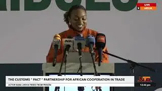 Jumoke Oduwole, Minister of Trade and Investments, Speech at The Customs Pact | NTA