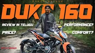 KTM Duke 160 review in telugu || New 160cc engine? || Performance? || Price? || Comfort? || Brakes?