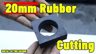 20mm Neoprene rubber pad cutting problem, large servo vibration knife easily solves it