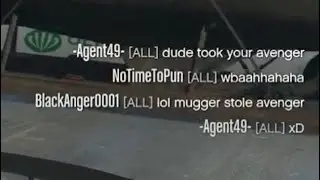 GTA V Online - Avenger stolen by a mugger