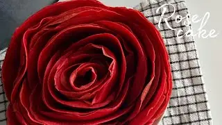 Realistic Rose Cake &bull; How to Make a Rose Pancake Cake &bull; Perfect  and Easy Valentine&rsquo;s Dessert