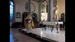 First Mass Celebration by Father Steve Wong