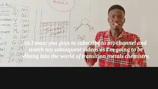 CHEMISTRY OF THE TRANSITION METALS