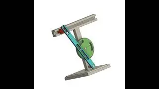 Quick return mechanism  modeling using onshape