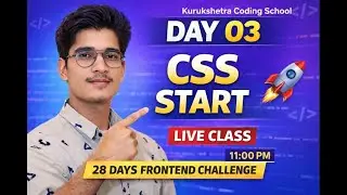 Day 03 | 28 Days Frontend Challenge 🚀 | CSS Fundamentals (Selectors, Colors & Typography)