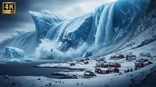 Ice Apocalypse: Glacier Tsunami CRUSHES Frozen Town in 15 MINS