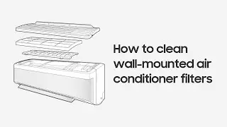 How to clean wall mounted air conditioner filters