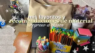 📦 mis recomendaciones y material favorito para regresar a clases 2024🌟📚 back to school