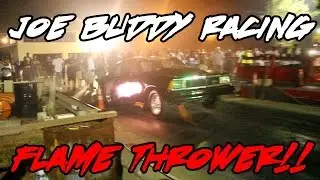FIRE BREATHING BIG BLOCK NITROUS MALIBU G BODY SHUFFLES!! JOE BUDDY RACING