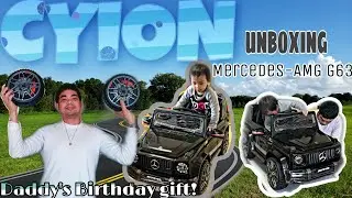 CYION'S FIRST CAR(Mercedez AMG-G63) Thankyou daddy chuck !