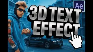 3D TITLE TEXT tutorial | HINDI | After Effects