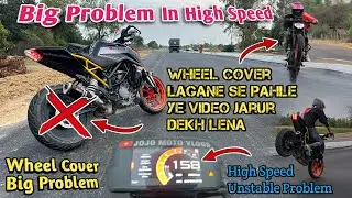 Duke 390 Wheel Cover Advantage & Disadvantage | Wheel Cover Problem In All bikes  @JoJoMotoVlogs