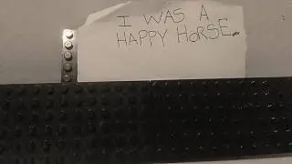 The Sad Horse Lego Stop Motion.