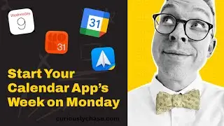 Start your digital calendar on Monday (tutorial)