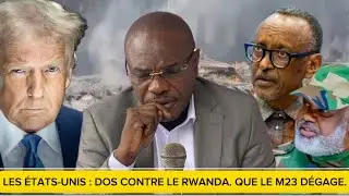 21/01/26. LES #&Eacute;TATS_UNIS : DOS CONTRE LE #RWANDA. QUE LE #M23 D&Eacute;GAGE. #fardc #wazalendo 