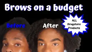 How to: BEGINNER BROWS ON A BUDGET | ALL DRUG STORE PRODUCTS| Ingaia Show