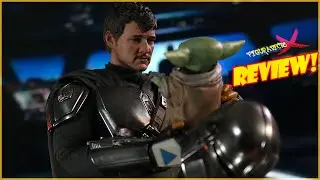 Review Hot Toys The Mandalorian & Grogu Chrome Deluxe Edition Unboxing Revision Espa&ntilde;ol