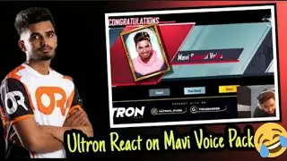 Ultron react on Mavi special voice pack 🤪 | Team Xspark 🚀