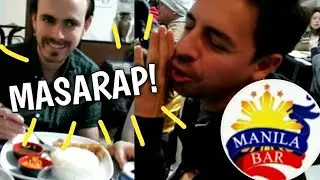 Spanish tried Filipino Food at MANILA BAR in Madrid/ Food Review/ OFW