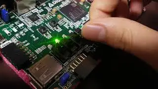 FPGA Xilinx Vivado led with switch