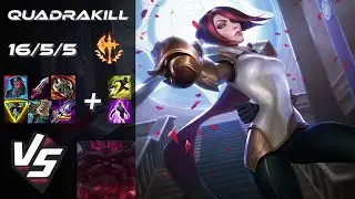 TOP Fiora vs Ornn [QUADRAKILL] - EU Challenger Patch 25.24