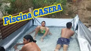 Piscina hecha en casa facil y rapido, gente de guate
