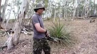 PSE X Force Omen @ Clarendon Archery park. Approx 40m shot!