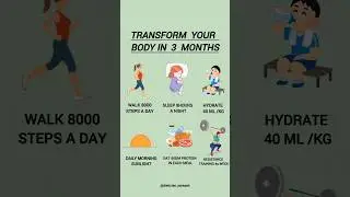 Transform Your Body in 3 Months | Daily Habits That Actually Work #healthylifestyle #healthyeating