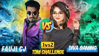 I LOST THE BIGGEST CHALLENGE 😥 PRO GIRL STREAMER VS @FaujicjGaming1 in BGMI - 1 VS 2 TDM