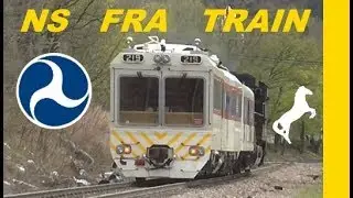 NS FRA train blows through Moosic