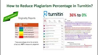 How to Reduce Plagiarism Percentage in Turnitin?