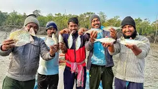 ইলিশ ধরলাম সারারাত জেগে বিদ্যা নদীতে প্রথমবার sundarban fishing!!!