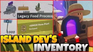 Island Dev's Inventory Leaked! So many secret items exposed! roblox islands