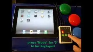Using the iPad switch access device Switch2Scan with 3 switches. MODE 3