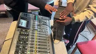 How to connect your Behringer x 32 digital mixer with your stage box