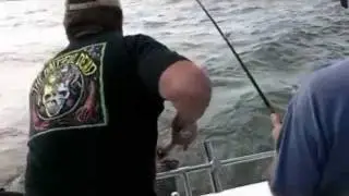 Walleye fishing  Lake Erie Michigan near Monroe Michigan
