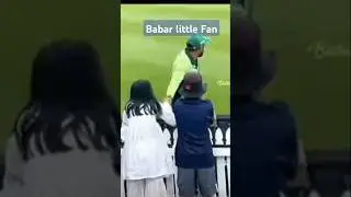 Babar Azam little fan girl #babarazam
