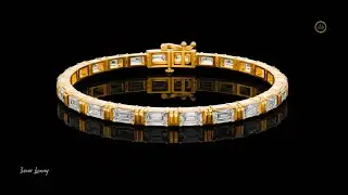 Elegant Silver Square Tennis Bracelet #Viral#Trending#FYP#Viralvideo#bracelet#ring#popular#usa