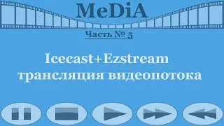 Icecast+Ezstream - трансляция видеопотока