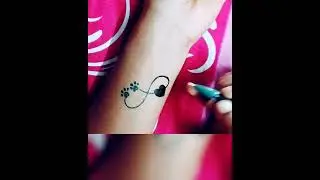 Pet Love ❤️ Dog tattoo #aththinii_creations #shorts #trending