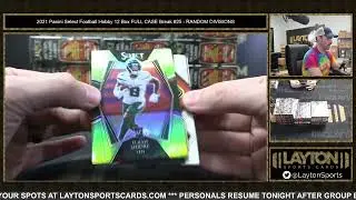 THIS CASE WAS NUTS! 2021 Panini Select Football Hobby 12 Box FULL CASE Break #25
