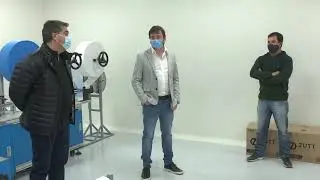 Capitanich recorri&oacute; Zutt la planta productora de insumos sanitarios.