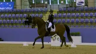 Kodi Tupper and Endless Dream 3rd in the Young Riders Freestyle CDIY at the Sydney CDLite