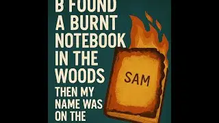 I Found a Burnt Notebook in the Woods. Then My Name Was on the Last Page.