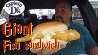 Captain D&rsquo;s Giant Fish Sandwich Review : Food Review