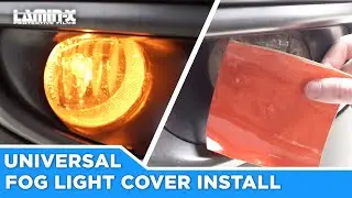 How to use a Lamin-x universal sheet to protect & style your fog lights #shorts