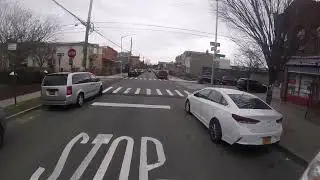 Belmont Ave, Brooklyn - Biking NYC pov
